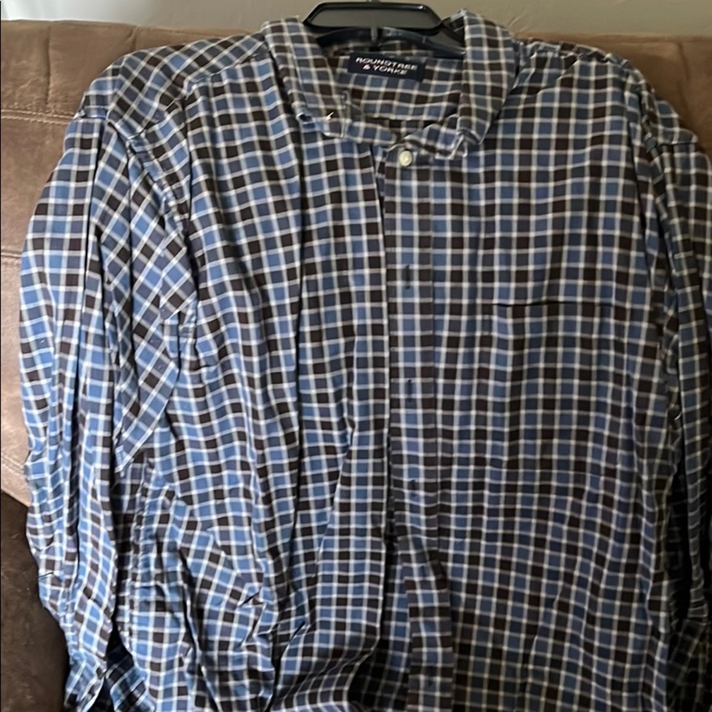 XL ROUNDTREE & YORKE DRESS SHIRT